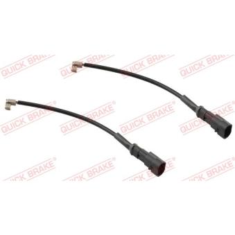 Contact d'avertissement, usure des plaquettes de frein QUICK BRAKE [WS 0245 A]