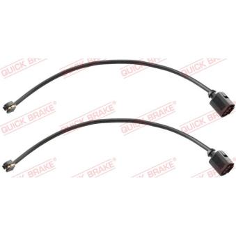 Contact d'avertissement, usure des plaquettes de frein QUICK BRAKE [WS 0309 A]