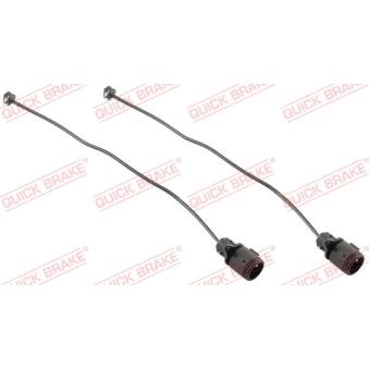 Contact d'avertissement, usure des plaquettes de frein QUICK BRAKE [WS 0331 A]