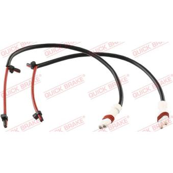 Contact d'avertissement, usure des plaquettes de frein QUICK BRAKE [WS 0343 A]