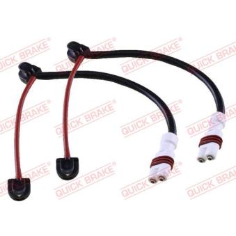 Contact d'avertissement, usure des plaquettes de frein QUICK BRAKE [WS 0345 A]