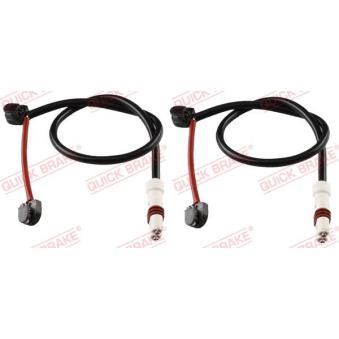 Contact d'avertissement, usure des plaquettes de frein QUICK BRAKE [WS 0347 A]