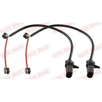 Contact d'avertissement, usure des plaquettes de frein QUICK BRAKE WS 0371 A pour AUDI A4 RS4 quattro - 450cv