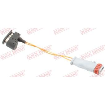 Contact d'avertissement, usure des plaquettes de frein QUICK BRAKE [WS 0385 A]