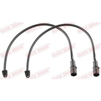 Contact d'avertissement, usure des plaquettes de frein QUICK BRAKE [WS 0387 A]