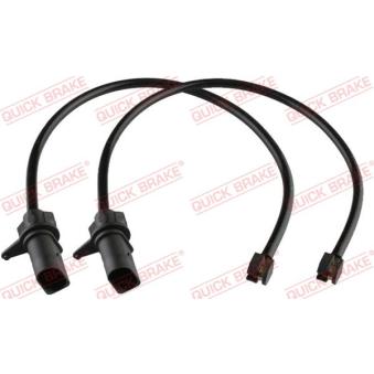 Contact d'avertissement, usure des plaquettes de frein QUICK BRAKE [WS 0459 A]