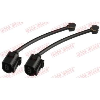 Contact d'avertissement, usure des plaquettes de frein QUICK BRAKE WS 0475 A pour PORSCHE CAYENNE S E-Hybrid AWD - 519cv