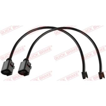 Contact d'avertissement, usure des plaquettes de frein QUICK BRAKE WS 0478 A pour PORSCHE CAYENNE S E-Hybrid AWD - 519cv