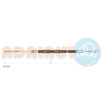 Tirette à câble, frein de stationnement ADRIAUTO 05.0233