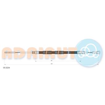 Tirette à câble, frein de stationnement ADRIAUTO 05.0234