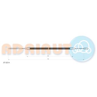 Tirette à câble, frein de stationnement arrière droit ADRIAUTO 07.0214 Tirette à câble, frein de stationnement arrière droit ADRIAUTO 07.0214
