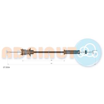 Câble d'accélération ADRIAUTO [07.0334]