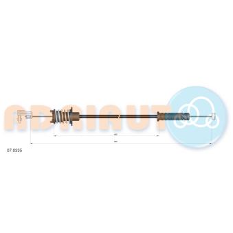 Câble d'accélération ADRIAUTO [07.0335]