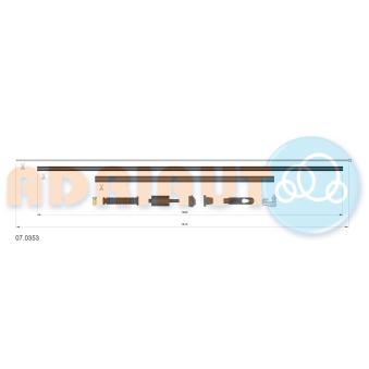 Câble d'accélération ADRIAUTO [07.0353]