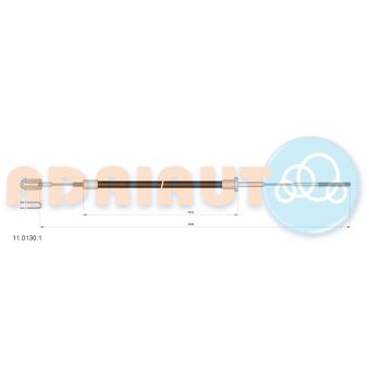 Tirette à câble, commande d'embrayage ADRIAUTO 11.0130.1 pour IVECO DAILY 35-8 82cv