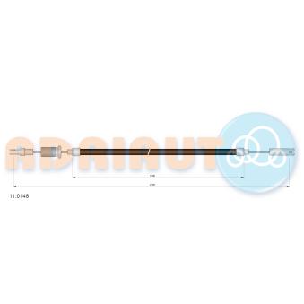 Tirette à câble, commande d'embrayage ADRIAUTO OEM zf05437678