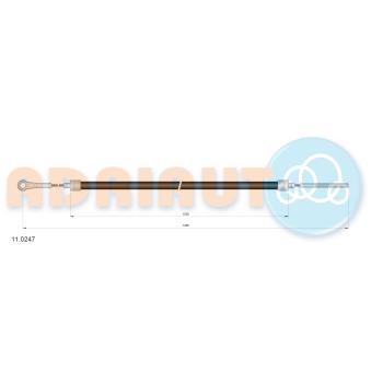 Tirette à câble, frein de stationnement ADRIAUTO 11.0247