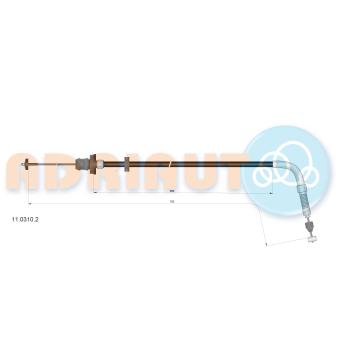 Câble d'accélération ADRIAUTO 11.0310.2 pour FIAT SCUDO 1.2 - 65cv