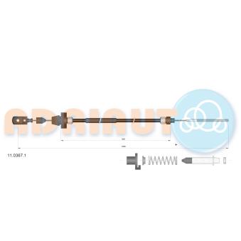 Câble d'accélération ADRIAUTO [11.0367.1]