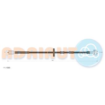 Câble flexible de commande de compteur ADRIAUTO [11.1585]
