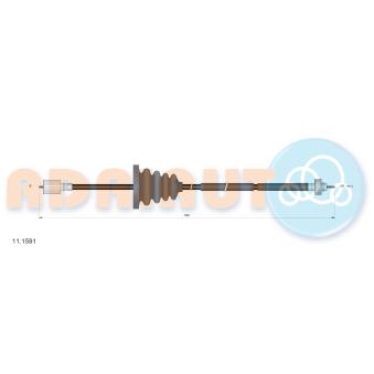 Câble flexible de commande de compteur ADRIAUTO [11.1591]