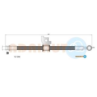 Flexible de frein ADRIAUTO [12.1200]
