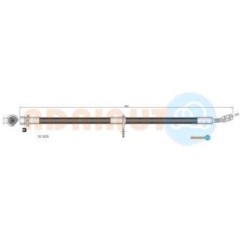 Flexible de frein avant droit ADRIAUTO [12.1233]