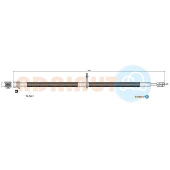 Flexible de frein ADRIAUTO [12.1234]