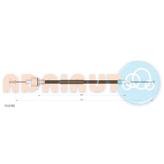 Tirette à câble, commande d'embrayage ADRIAUTO [13.0162]