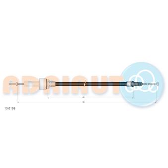 Tirette à câble, commande d'embrayage ADRIAUTO OEM 6779976 Tirette à câble, commande d'embrayage ADRIAUTO OEM 6779976