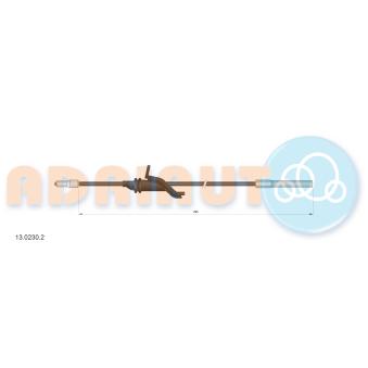 Tirette à câble, frein de stationnement ADRIAUTO 13.0230.2