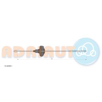 Tirette à câble, frein de stationnement ADRIAUTO 13.0236.1 pour NISSAN PRIMERA 1.8 TDCi - 115cv