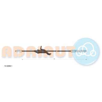 Tirette à câble, frein de stationnement ADRIAUTO 13.0268.1