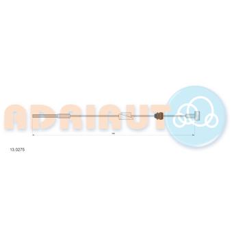 Tirette à câble, frein de stationnement ADRIAUTO 13.0275 pour FORD PUMA 1.6 16V - 103cv