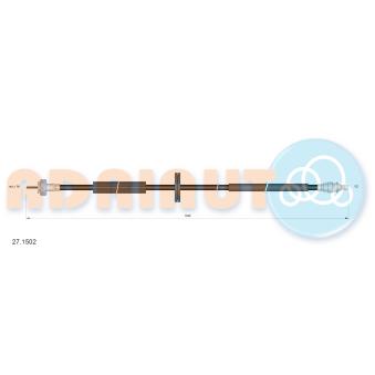 Câble flexible de commande de compteur ADRIAUTO [27.1502]