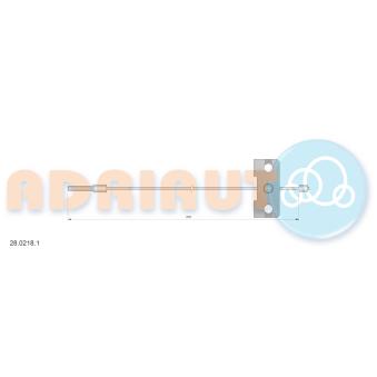 Tirette à câble, frein de stationnement ADRIAUTO 28.0218.1 pour NISSAN ALMERA 2.2 Di - 110cv