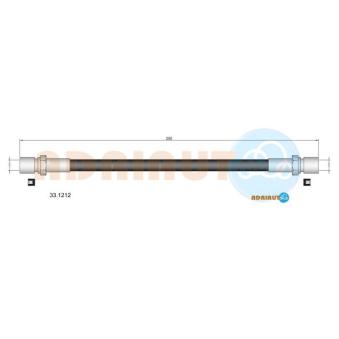 Flexible de frein ADRIAUTO [33.1212]