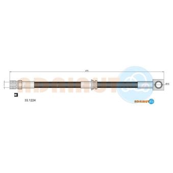 Flexible de frein ADRIAUTO [33.1224]