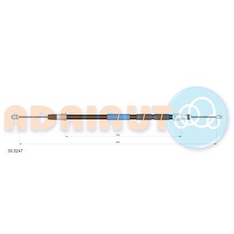 Tirette à câble, frein de stationnement arrière droit ADRIAUTO [35.0247]