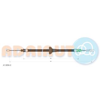 Tirette à câble, frein de stationnement ADRIAUTO OEM 365301862R