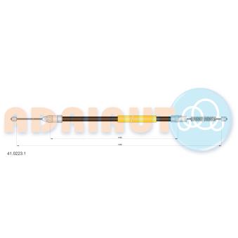 Tirette à câble, frein de stationnement ADRIAUTO [41.0223.1]