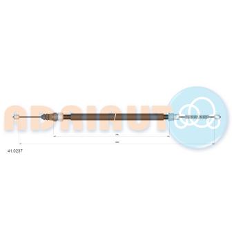 Tirette à câble, frein de stationnement ADRIAUTO 41.0237