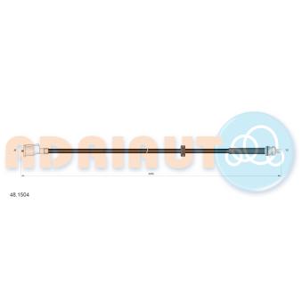 Câble flexible de commande de compteur ADRIAUTO [48.1504]