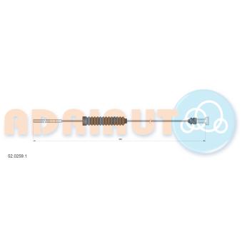 Tirette à câble, frein de stationnement ADRIAUTO 52.0259.1