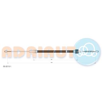 Tirette à câble, frein de stationnement ADRIAUTO 55.0213.1 pour MAZDA E SERIE 1.6 - 110cv