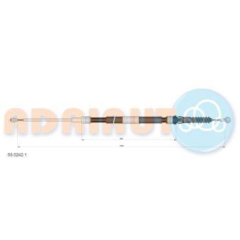 Tirette à câble, frein de stationnement arrière droit ADRIAUTO OEM 5c0609721ad Tirette à câble, frein de stationnement arrière droit ADRIAUTO OEM 5c0609721ad