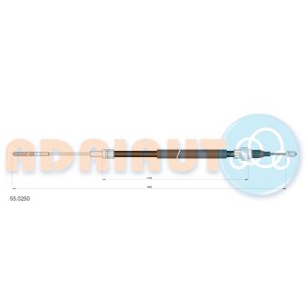 Tirette à câble, frein de stationnement ADRIAUTO OEM 1GM609721