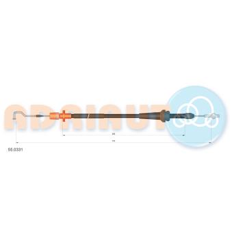 Câble d'accélération ADRIAUTO 55.0331 pour VOLKSWAGEN PASSAT 1.8 - 112cv