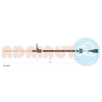 Câble d'accélération ADRIAUTO 55.0337 pour VOLKSWAGEN TRANSPORTER - COMBI 1.6 TD Syncro - 70cv
