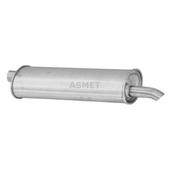 Silencieux arrière ASMET 05.069 pour OPEL ASTRA 1.7 D - 57cv